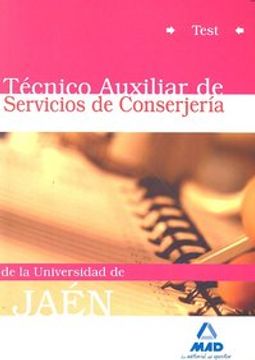 portada Técnicos Auxiliares De Servicios De Conserjería De La Universidad De Jaén. Test