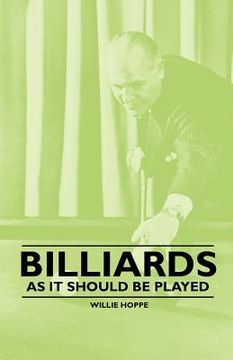 portada billiards - as it should be played (en Inglés)