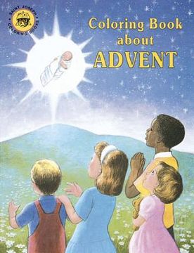 portada coloring book about advent (in English)