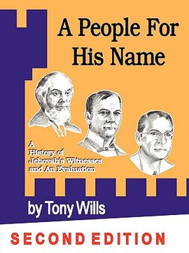 portada a people for his name: a history of jehovah's witnesses and an evaluation (en Inglés)