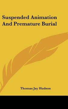 portada suspended animation and premature burial (en Inglés)