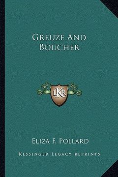 portada greuze and boucher (en Inglés)