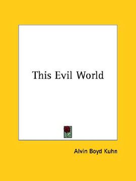 portada this evil world (in English)