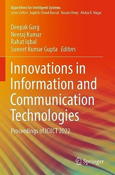 portada Innovations in Information and Communication Technologies: Proceedings of Iciict 2022 (en Inglés)