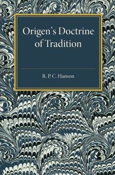 portada Origen's Doctrine of Tradition (in English)