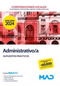 portada Administrativo/A de Ayuntamientos, Diputaciones y Otras Corporaciones Locales.