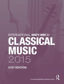 portada International Who's Who in Classical Music 2015 (in English)