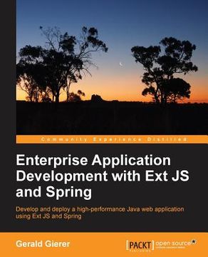 portada Enterprise Application Development with Extjs and Spring (en Inglés)