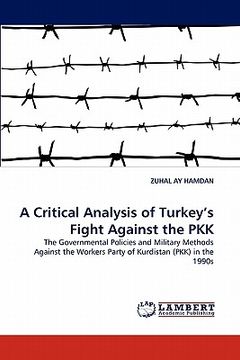 portada a critical analysis of turkey's fight against the pkk (en Inglés)