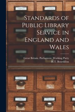 portada Standards of Public Library Service in England and Wales (en Inglés)