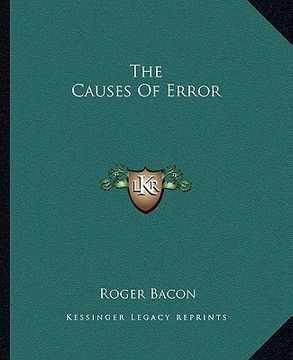 portada the causes of error (en Inglés)