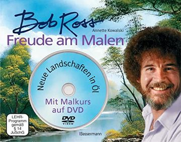 portada Freude am Malen-Set: Neue Landschaften in öl. Mit Malkurs auf dvd mit O-Ton bob Ross, Deutsch Untertitelt (in German)