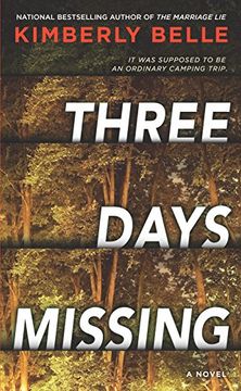 portada Three Days Missing: A Novel of Psychological Suspense (en Inglés)