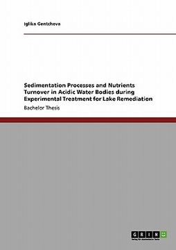 portada sedimentation processes and nutrients turnover in acidic water bodies during experimental treatment for lake remediation