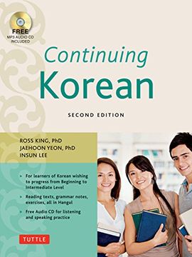 portada Continuing Korean: Second Edition (Includes Audio cd) (en Inglés)