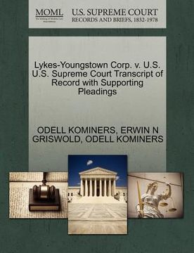 portada lykes-youngstown corp. v. u.s. u.s. supreme court transcript of record with supporting pleadings