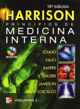 portada Harrison. Principios de Medicina Interna. 18Ed. (Obra Completa: Vol. I y II + DVD)