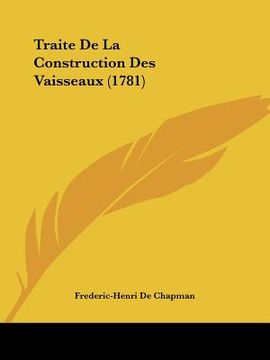 portada traite de la construction des vaisseaux (1781) (en Inglés)