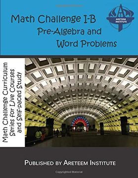 portada Math Challenge i-b Pre-Algebra and Word Problems (Math Challenge Curriculum Textbooks) (en Inglés)