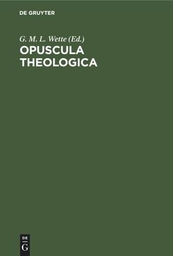 portada Opuscula Theologica (en Latin)