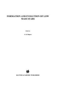 portada Formation and Evolution of Low Mass Stars (en Inglés)