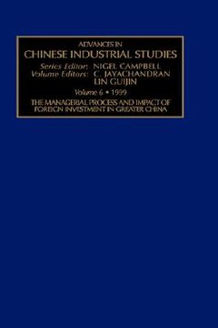 portada advances in chinese industrial studies: v. 6