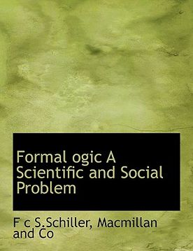 portada formal ogic a scientific and social problem