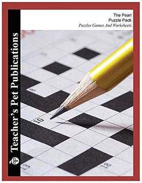 portada The Pearl Puzzle Pack - Teacher Lesson Plans, Activities, Crossword Puzzles, Word Searches, Games, and Worksheets (Paperback) (en Inglés)