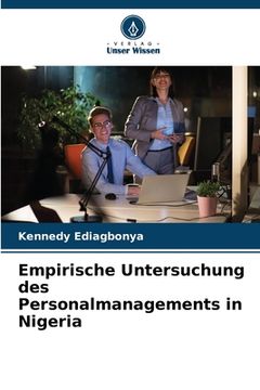 portada Empirische Untersuchung des Personalmanagements in Nigeria (en Alemán)