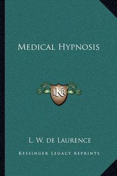 portada medical hypnosis (en Inglés)
