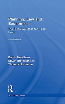 portada Planning, law and Economics: The Rules we Make for Using Land (Rtpi Library) (in English)
