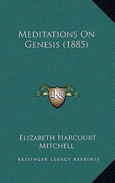 portada meditations on genesis (1885) (en Inglés)