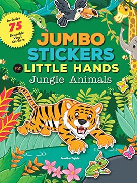 portada Jumbo Stickers for Little Hands: Jungle Animals (en Inglés)