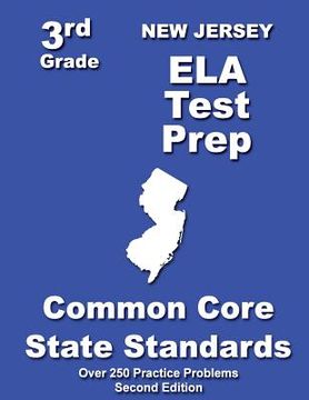 portada New Jersey 3rd Grade ELA Test Prep: Common Core Learning Standards (en Inglés)