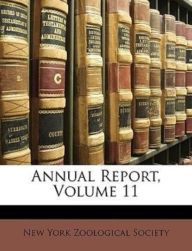 portada annual report, volume 11 (en Inglés)