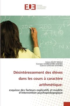 portada Désintéressement des élèves dans les cours à caractère arithmétique (in French)