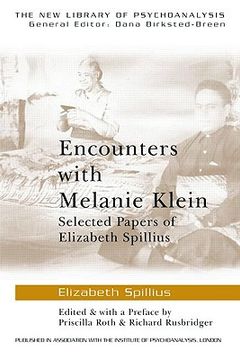 portada encounters with melanie klein (en Inglés)