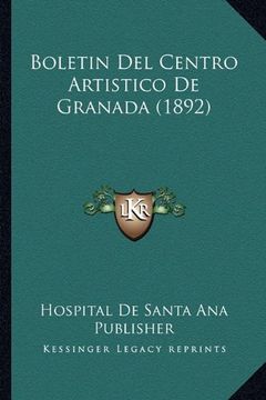 portada Boletin del Centro Artistico de Granada (1892) (in Spanish)