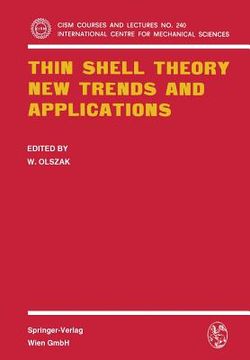 portada thin shell theory: new trends and applications (en Inglés)