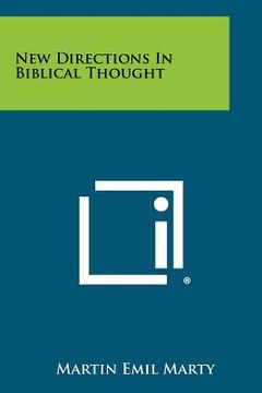 portada new directions in biblical thought (en Inglés)