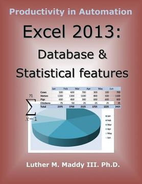 portada Excel 2013: Database and Statistical Features (in English)