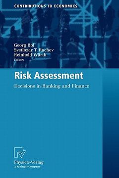 portada risk assessment: decisions in banking and finance (en Inglés)