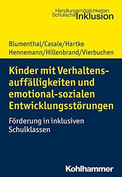 portada Kinder Mit Verhaltensauffalligkeiten Und Emotional Sozialen Entwicklungsstorungen: Forderung in Inklusiven Schulklassen (en Alemán)