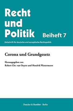 portada Corona Und Grundgesetz (en Alemán)