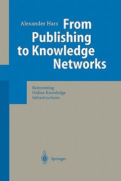 portada from publishing to knowledge networks: reinventing online knowledge infrastructures (en Inglés)