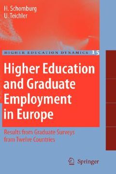 portada higher education and graduate employment in europe