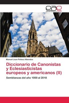 portada Diccionario de Canonistas y Eclesiasticistas europeos y americanos (II)