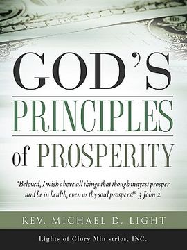 portada god's principles of prosperity (en Inglés)