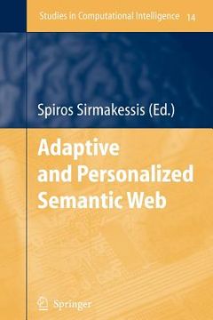 portada adaptive and personalized semantic web (en Inglés)