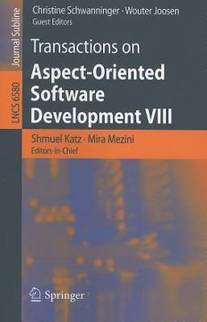 portada transactions on aspect-oriented software development viii